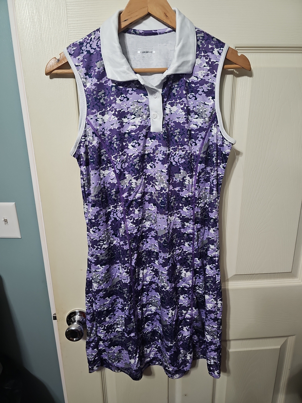 BCG Club Sport Women’s Sleeveless Golf/Tennis Dress M Purple NWOT BB1